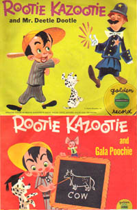 Little Golden Records (two records), R-131 & R-144: Rootie Kazootie stories and songs, 1953