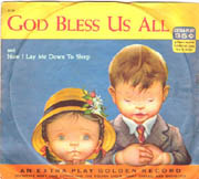 Little Golden Record, S-154: God Bless Us All, Eloise Wilkins cover art, 1954