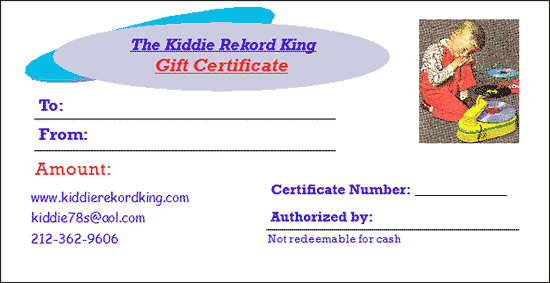 Gift Certificate