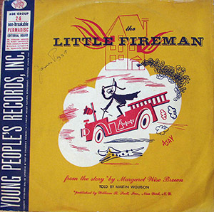 The Little Fireman; Martin Wolfson,Tom Glazer; Children's Record Guild
